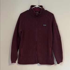 Patagonia Burgundy Fleece Jacket